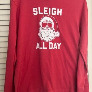 Life Is Good Red Santa Graphic Tee